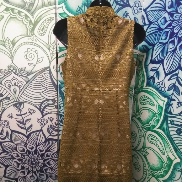 Lace Knit Pattern Dress - Picture 3 of 3